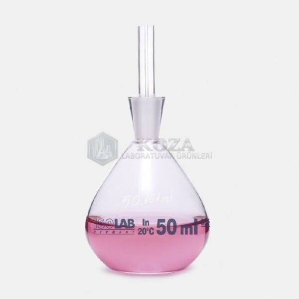 ISOLAB 023.02.010 piknometre - kalibreli - 10 ml (1 adet)