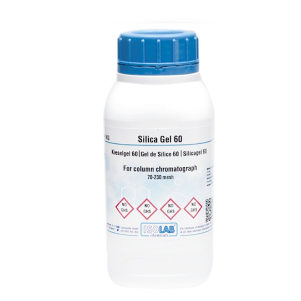 ISOLAB 968.019.1000 Sılıca jel 60, kolon kromatografisi için, 70-230 mesh