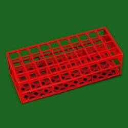LP Italiana L188011 Tüp Sporu, Ekonomik, Kare Delikli, Plastik PS, 17 mm, 60 Delikli, Kırmızı  Ambalaj: 1 Ad.