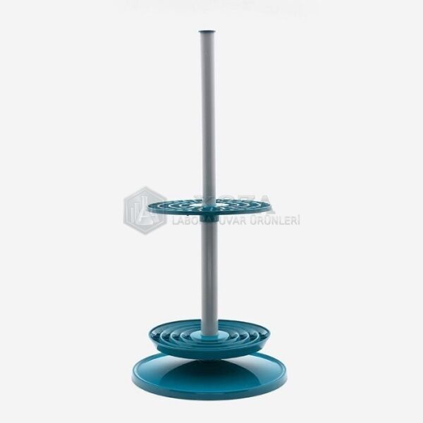 ISOLAB 022.01.001 pipet standı - P.P - dik (1 adet )