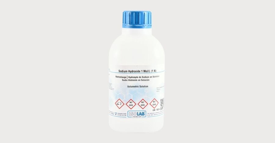 ISOLAB 969.22V.1000 sodyum hidroksit 1 mol/l (1 n) Cas No = 1310-73-2