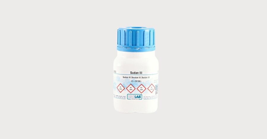 ISOLAB 970.D02.0050 sudan ııı, (c.ı.26100) mikroskobi için Cas No = 85-86-9