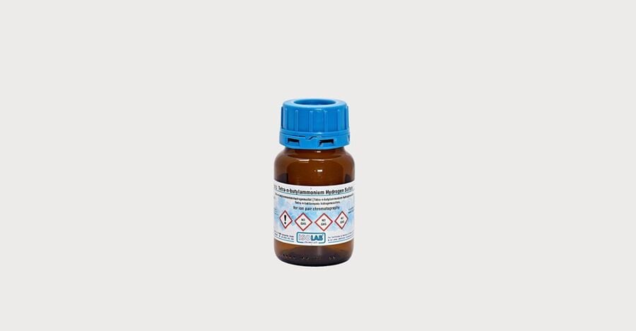 ISOLAB 972.03P.0101 tetra-n-butilamonyum hidrojen sülfat $ ≥%99,0 iyon çifti kromatografisi için Cas No = 32503-27-8