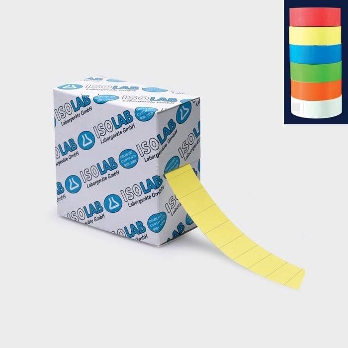 ISOLAB 099.06.024 etiket - dikdörtgen - 24 x 13 mm - beyaz (1000 etiket)