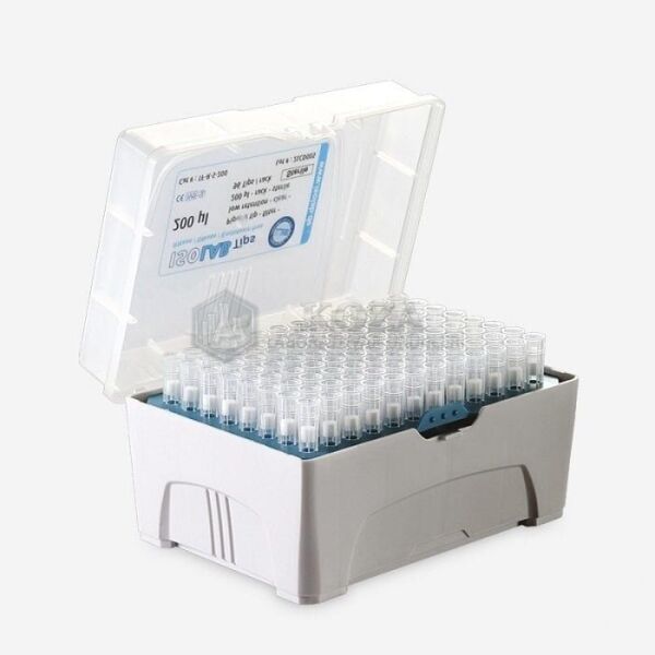 ISOLAB T-R-300 pipet ucu - şeffaf - 300 ul - kutu (96 adet )