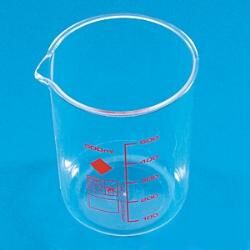 LP Italiana L290114 TPX Beher, Kırmızı Taksimatlı, 1000 ml  Ambalaj: 1 Ad.