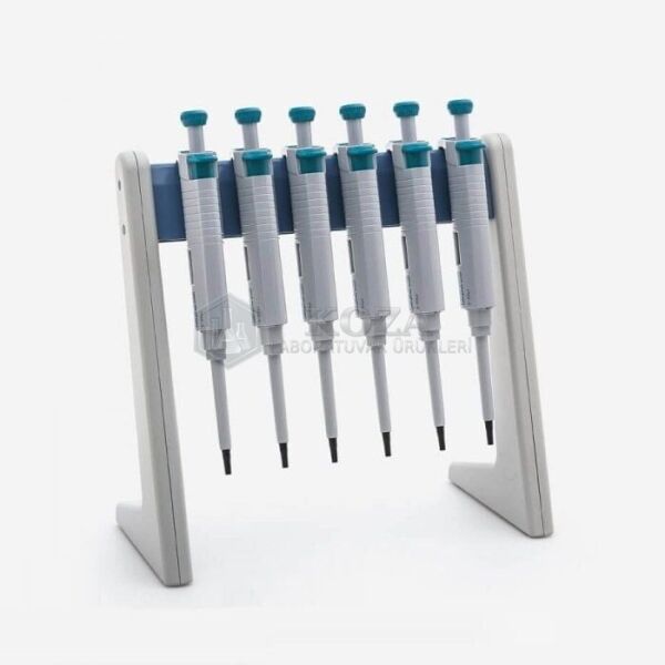 ISOLAB 006.12.006 mikropipet standı - 6 pipet için - kutusuz (1 adet )