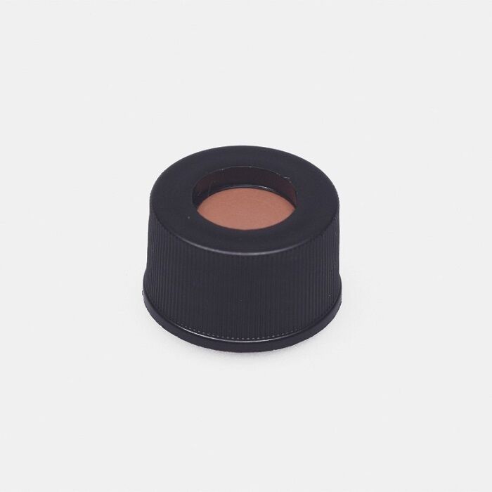 ISOLAB 096.00.002 kapak + septa - N8 - silikon/PTFE - yarıklı (100 adet)