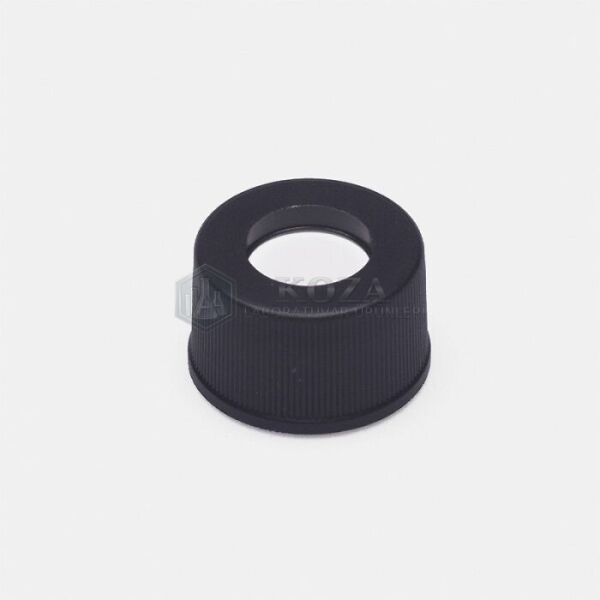 ISOLAB 096.05.003 kapak + septa - silikon / PTFE - yarıksız - N13 vidalı vial için (100 adet)