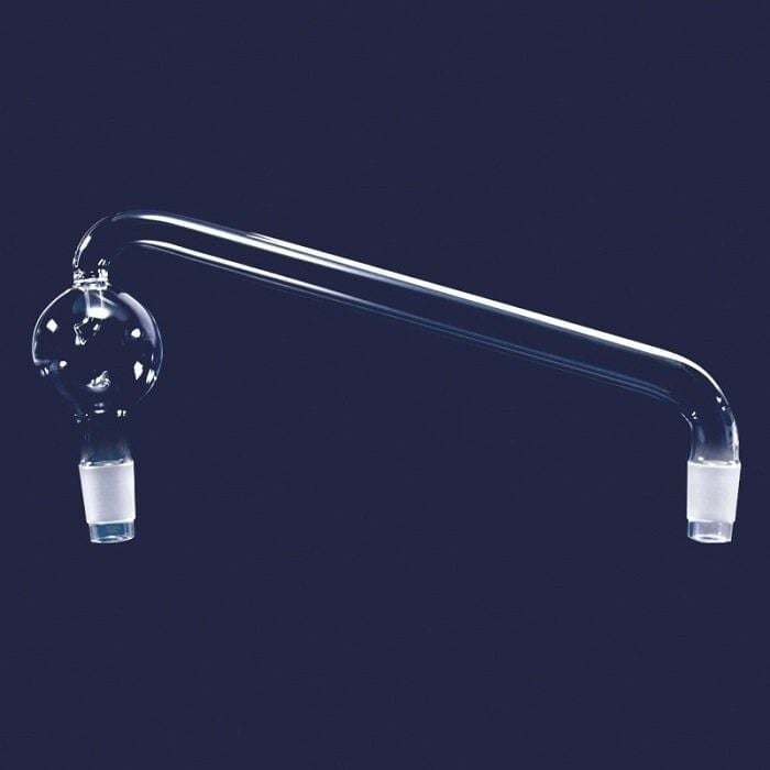 ISOLAB 065.54.029 distilasyon bağlantıları - sıçratma tutuculu - kondensersiz - erkek şilif(ler) : NS 29/32 - gövde uzunluğu 350 mm (1 adet)