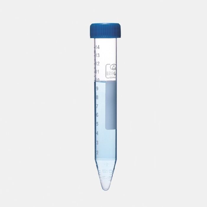 ISOLAB 078.02.007 tüp - santrfüj - P.P - vidalı kapaklı - 15 ml - DNA/RNA free - steril  (50 adet)