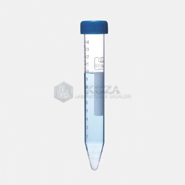 ISOLAB 078.02.004 tüp - santrfüj - P.P - vidalı kapaklı - 50 ml - DNA/RNA free - gamma steril - tekli ambalaj (50 adet)